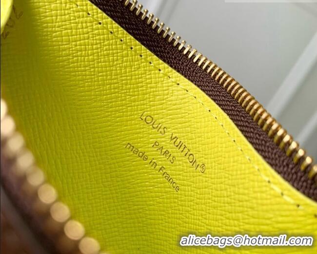 Top Quality Louis Vuitton Monogram Porto Cults Romy Card Case M27771 Yellow 2026