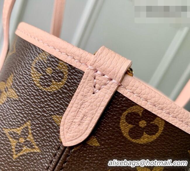 Promotional Louis Vuitton Neverfull Inside Out BB Bag in Monogram Canvas & Cowhide Leather M28236 Limestone Pink 2026