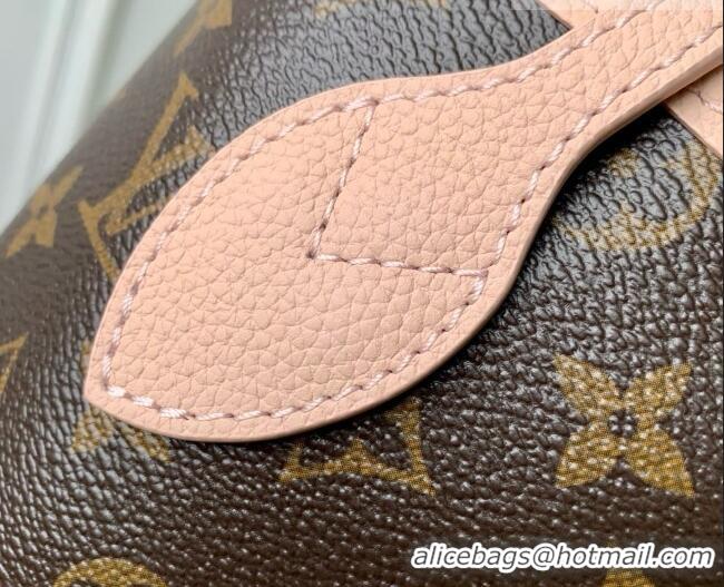 Promotional Louis Vuitton Neverfull Inside Out BB Bag in Monogram Canvas & Cowhide Leather M28236 Limestone Pink 2026