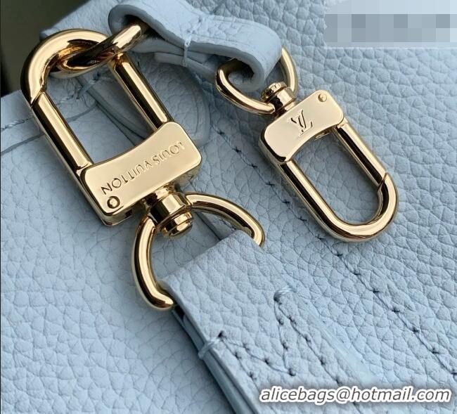 Best Quality Louis Vuitton Neverfull Inside Out BB Bag in Monogram Canvas & Cowhide Leather M28336 Sky Blue 2026