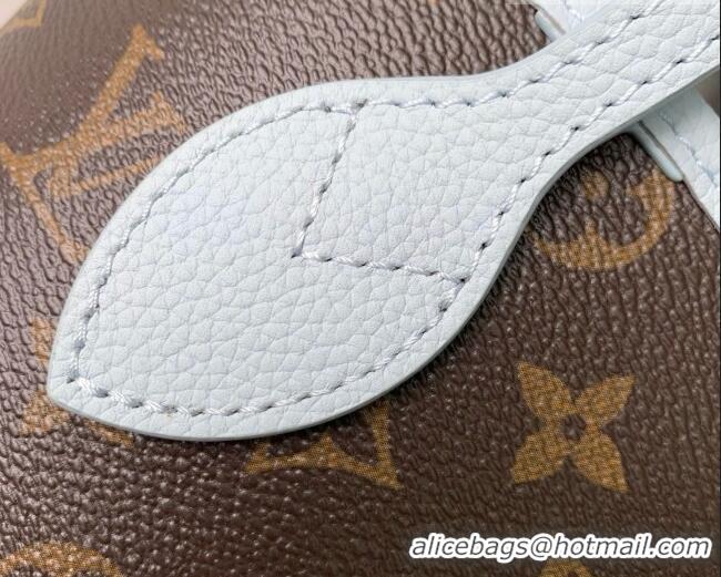 Best Quality Louis Vuitton Neverfull Inside Out BB Bag in Monogram Canvas & Cowhide Leather M28336 Sky Blue 2026