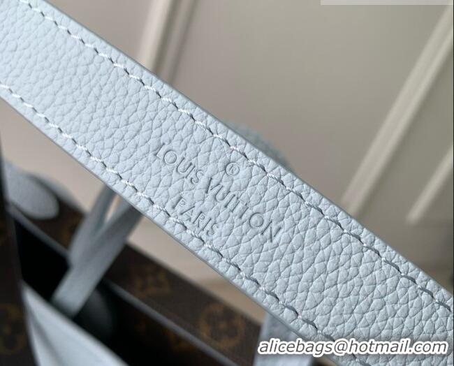 Best Quality Louis Vuitton Neverfull Inside Out BB Bag in Monogram Canvas & Cowhide Leather M28336 Sky Blue 2026
