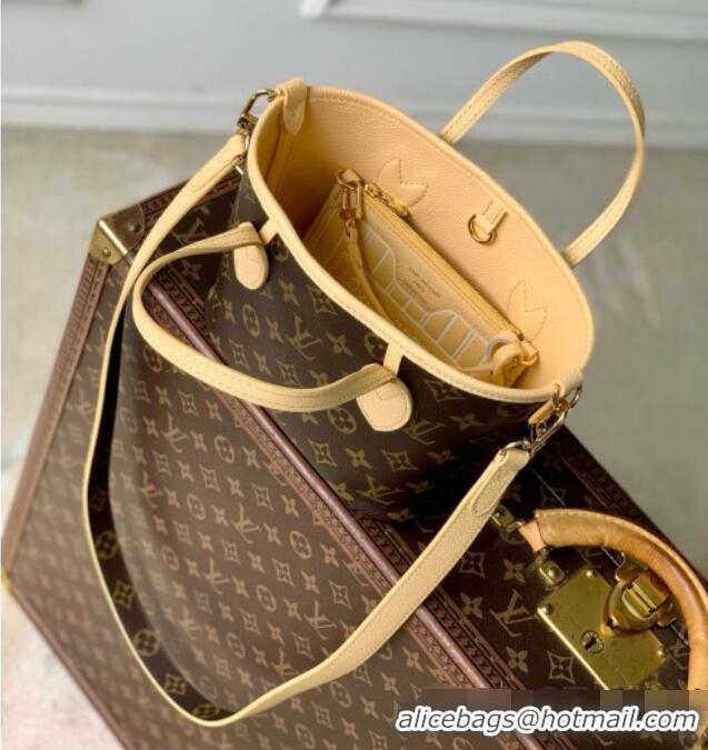 Well Crafted Louis Vuitton Neverfull Inside Out BB Bag in Monogram Canvas & Cowhide Leather M29228 Yellow 2026