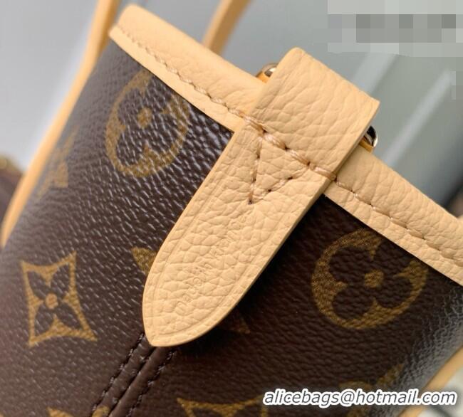 Well Crafted Louis Vuitton Neverfull Inside Out BB Bag in Monogram Canvas & Cowhide Leather M29228 Yellow 2026