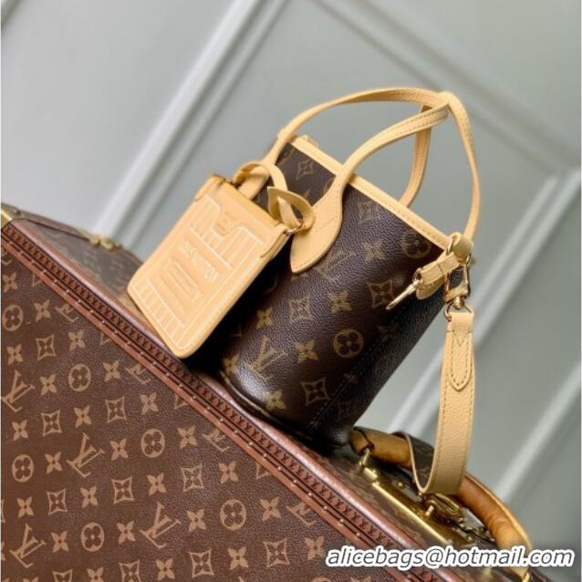 Well Crafted Louis Vuitton Neverfull Inside Out BB Bag in Monogram Canvas & Cowhide Leather M29228 Yellow 2026
