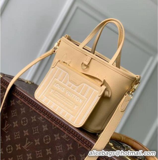 Well Crafted Louis Vuitton Neverfull Inside Out BB Bag in Monogram Canvas & Cowhide Leather M29228 Yellow 2026