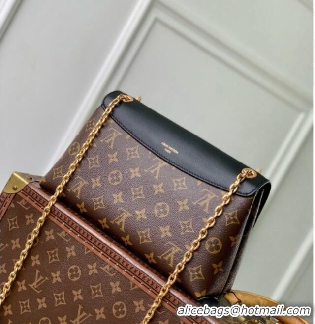 Grade Quality Louis Vuitton Madeleine PM Bag in Monogram Canvas & Black Leather M28610 2026
