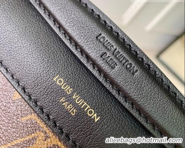 Grade Quality Louis Vuitton Madeleine PM Bag in Monogram Canvas & Black Leather M28610 2026