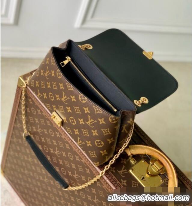 Grade Quality Louis Vuitton Madeleine PM Bag in Monogram Canvas & Black Leather M28610 2026