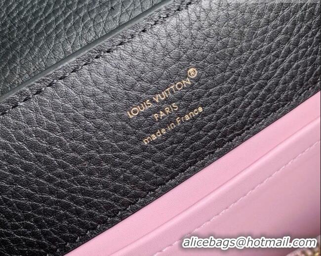 Luxury Cheap Louis Vuitton Capucines BB Bag in Black Taurillon Leather M29439 2026