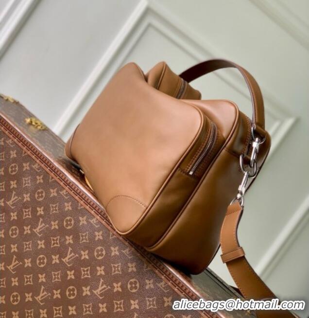 Cheap Price Louis Vuitton LV Trunk Edition Nil XL Bag in Black Caramel Calfskin Leather M27999 2026