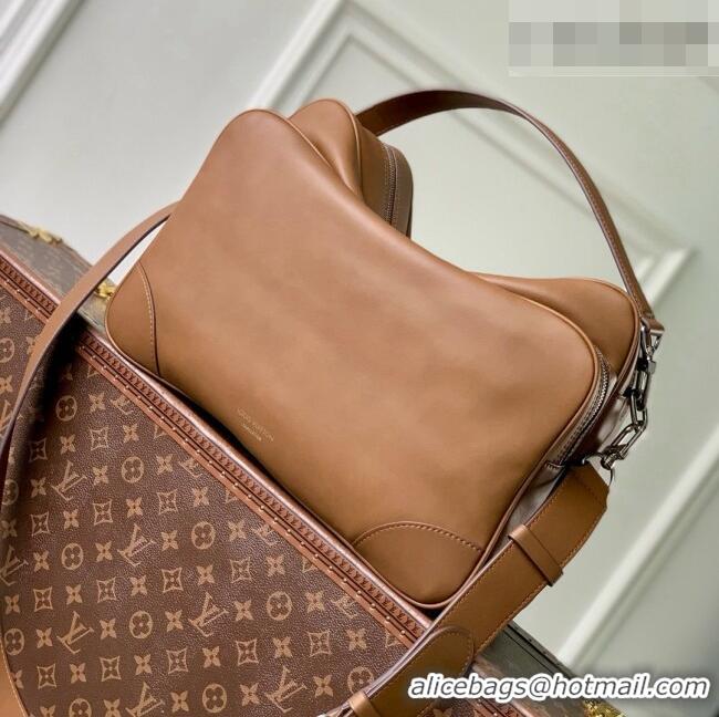 Cheap Price Louis Vuitton LV Trunk Edition Nil XL Bag in Black Caramel Calfskin Leather M27999 2026