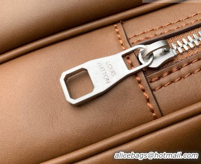 Cheap Price Louis Vuitton LV Trunk Edition Nil XL Bag in Black Caramel Calfskin Leather M27999 2026