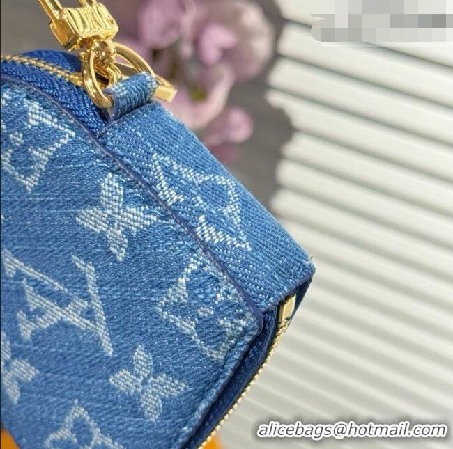 Good Looking Louis Vuitton Heart Coin Purse M26575 LV081939 Denim Blue 2026