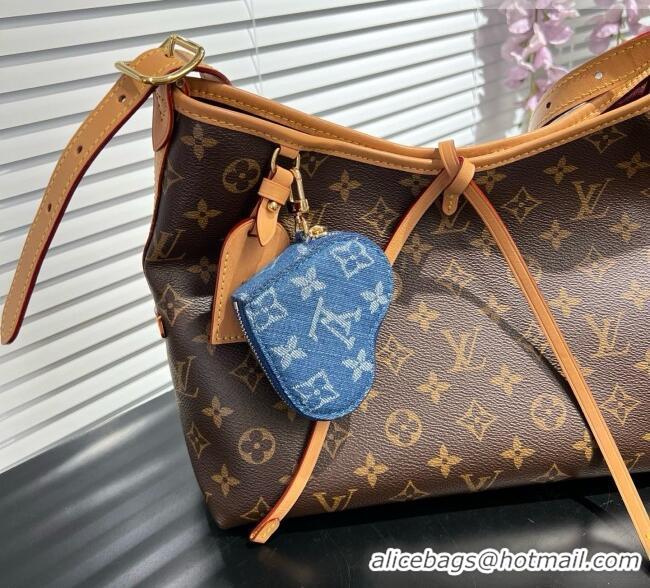 Good Looking Louis Vuitton Heart Coin Purse M26575 LV081939 Denim Blue 2026