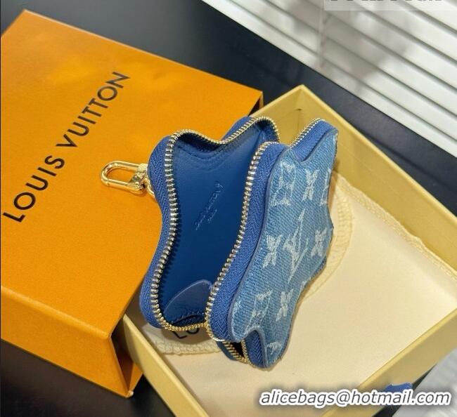 Top Design Louis Vuitton Spark Coin Purse M26575 LV081941 Denim Blue 2026