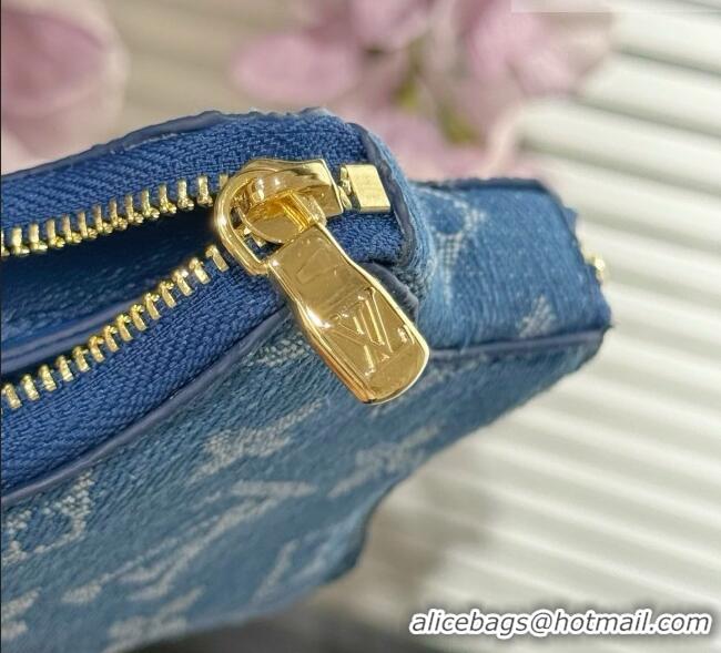 Top Design Louis Vuitton Spark Coin Purse M26575 LV081941 Denim Blue 2026