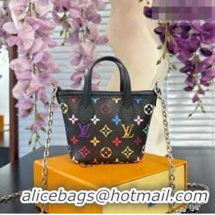 Luxury Cheap Louis Vuitton Nano Neverfull Card Holder M29557 LV081942 Black 2026