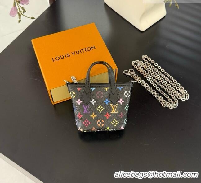 Luxury Cheap Louis Vuitton Nano Neverfull Card Holder M29557 LV081942 Black 2026
