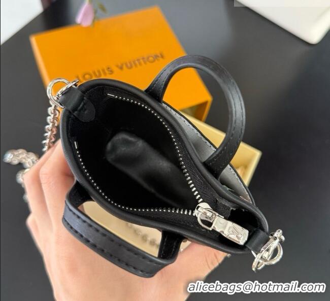Luxury Cheap Louis Vuitton Nano Neverfull Card Holder M29557 LV081942 Black 2026