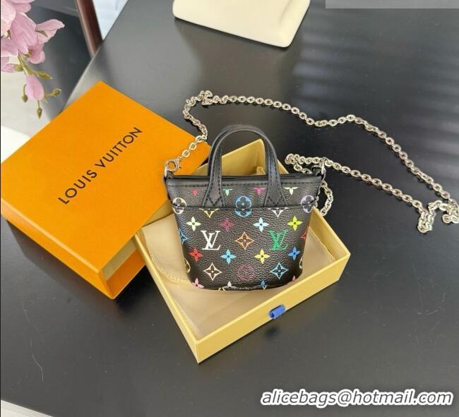 Luxury Cheap Louis Vuitton Nano Neverfull Card Holder M29557 LV081942 Black 2026