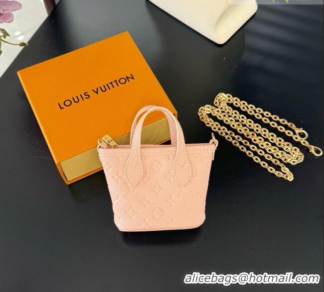 Luxury Cheap Louis Vuitton Nano Neverfull Card Holder M29557 LV081945 Pink 2026