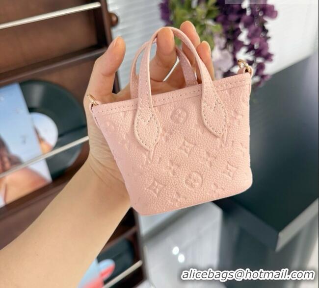 Luxury Cheap Louis Vuitton Nano Neverfull Card Holder M29557 LV081945 Pink 2026