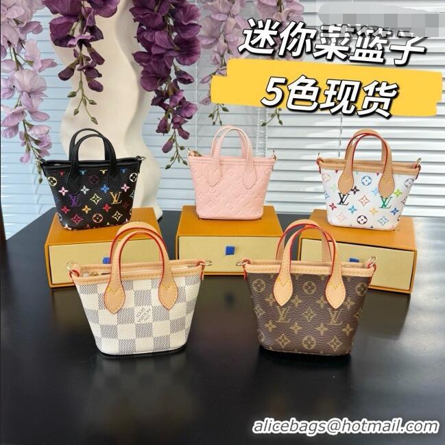 Luxury Cheap Louis Vuitton Nano Neverfull Card Holder M29557 LV081945 Pink 2026