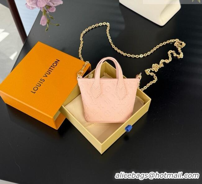 Luxury Cheap Louis Vuitton Nano Neverfull Card Holder M29557 LV081945 Pink 2026