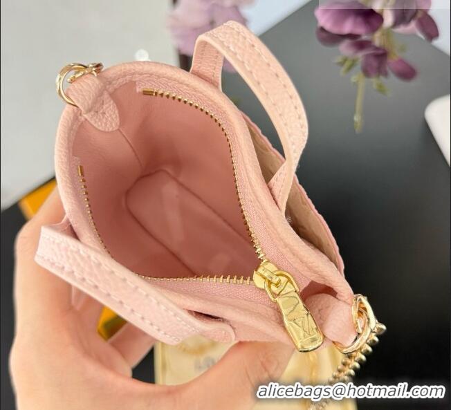 Luxury Cheap Louis Vuitton Nano Neverfull Card Holder M29557 LV081945 Pink 2026