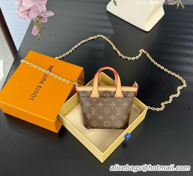 Modern Classic Louis Vuitton Nano Neverfull Card Holder M29557 LV081946 Brown 2026