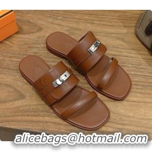 Good Looking Hermes Nina Sandal in Calfskin H080730 Brown 2026