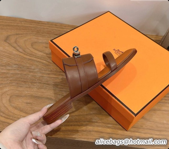 Good Looking Hermes Nina Sandal in Calfskin H080730 Brown 2026
