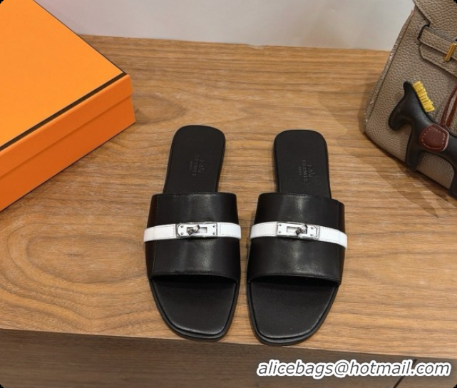 Sophisticated Hermes Giulia sandal in Calfskin with Kelly Buckle H080756 Grey 2026
