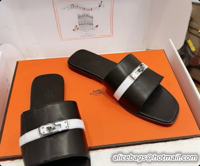 Sophisticated Hermes Giulia sandal in Calfskin with Kelly Buckle H080756 Grey 2026