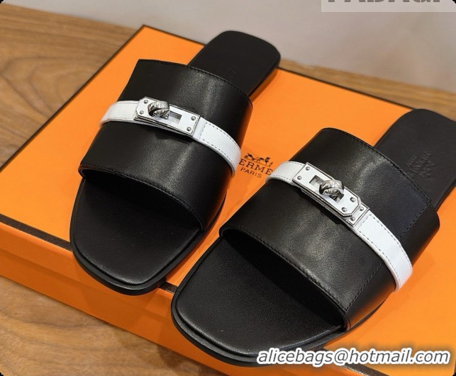 Sophisticated Hermes Giulia sandal in Calfskin with Kelly Buckle H080756 Grey 2026