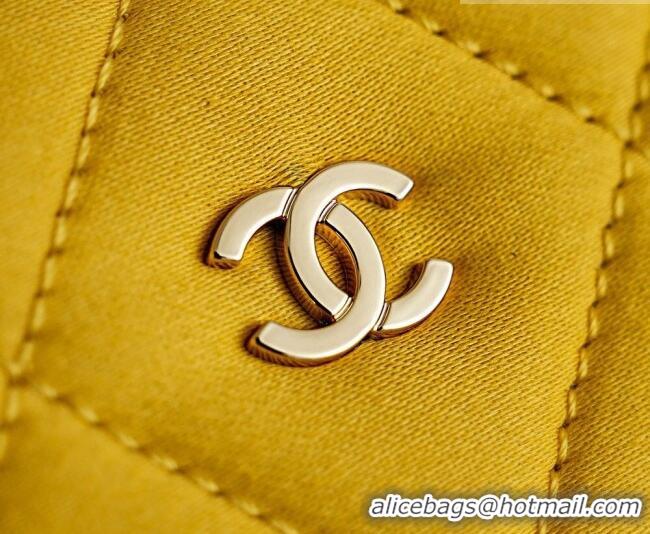 Good Taste Chanel Braided Straw Large Shopping Bag AS5952 Yellow 2026