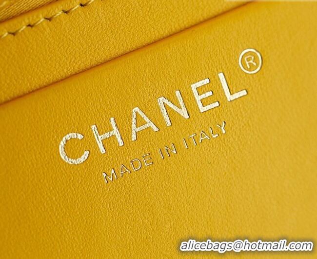 Good Taste Chanel Braided Straw Large Shopping Bag AS5952 Yellow 2026