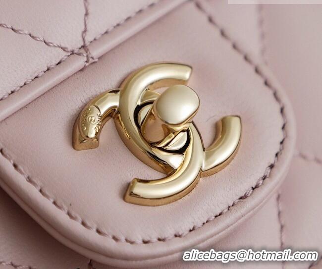 Super Quality Chanel Braided Straw Large Shopping Bag AS5952 Pink 2026