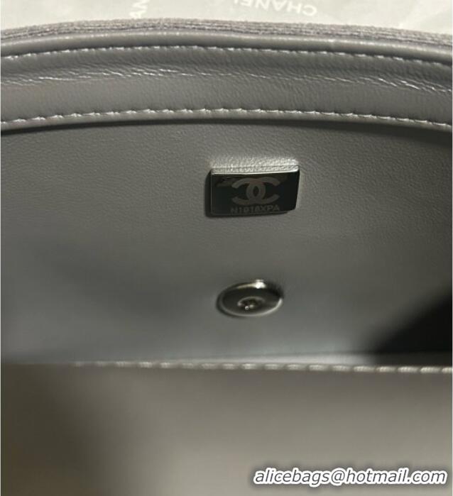 Super Quality Discount Chanel Knit/Beads Evening Bag AS4298 Silver 2026