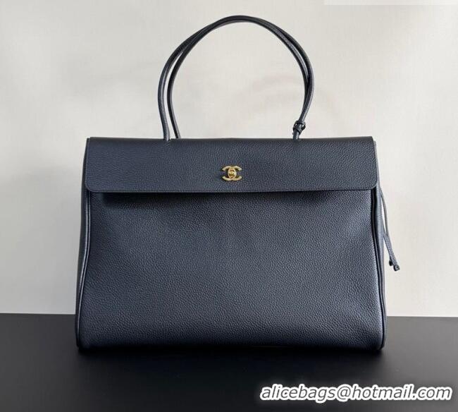 Top Design Chanel Grained Calfskin Large Shopping Bag AS6289 Black 2026