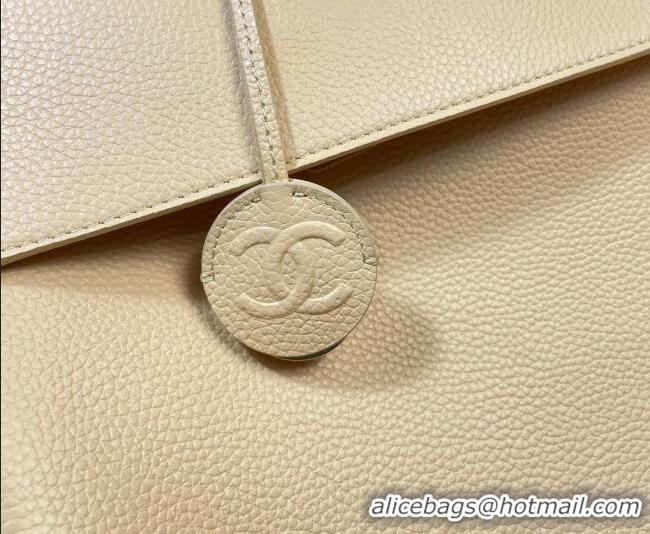 Luxury Discount Chanel Grained Calfskin Large Shopping Bag AS6289 Yellow 2026