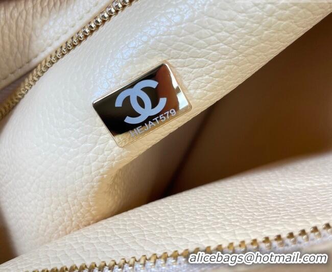 Luxury Discount Chanel Grained Calfskin Large Shopping Bag AS6289 Yellow 2026
