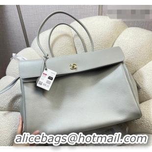 Original Cheap Chanel Grained Calfskin Large Shopping Bag AS6289 Grey 2026