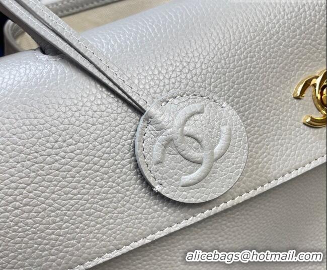 Original Cheap Chanel Grained Calfskin Large Shopping Bag AS6289 Grey 2026