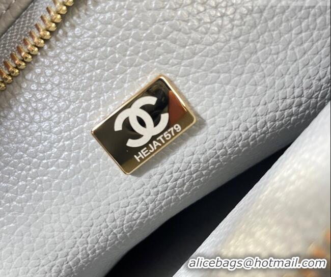 Original Cheap Chanel Grained Calfskin Large Shopping Bag AS6289 Grey 2026