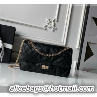 Best Price Chanel Lambskin Leather 2.55 Flap Handbag A37586 Black 2026