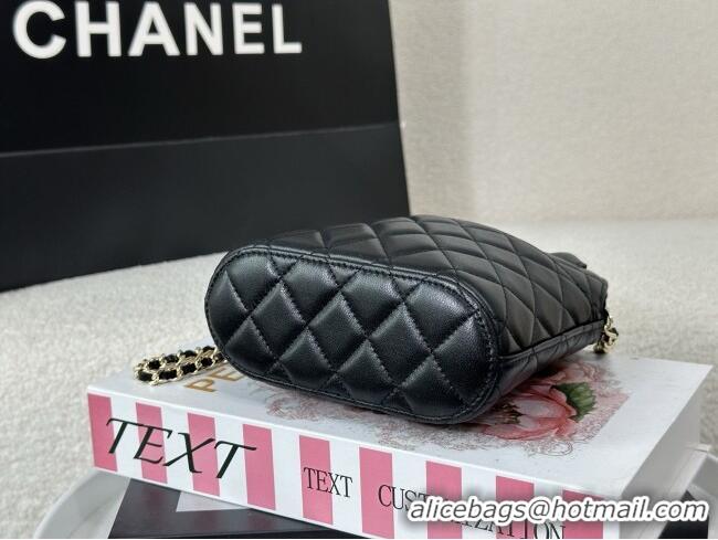 Chic Promotional Chanel Lambskin Leather Clutch with Chain AP4742 Black 2026