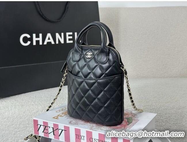 Chic Promotional Chanel Lambskin Leather Clutch with Chain AP4742 Black 2026