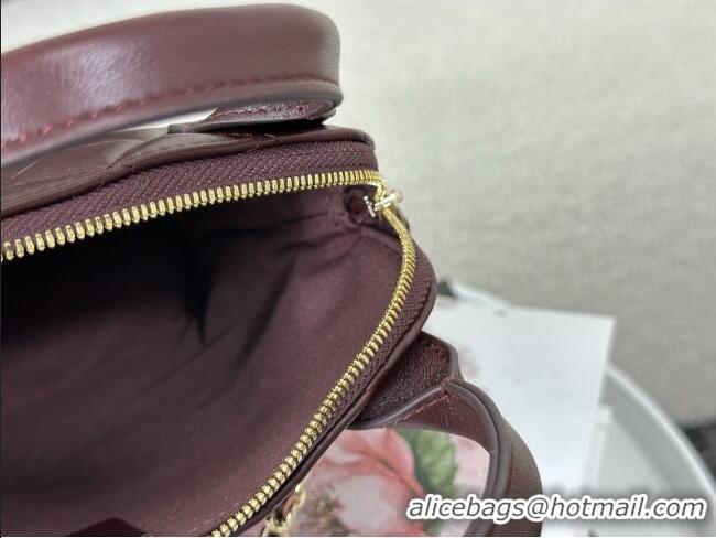 New Fashion Chanel Lambskin Leather Clutch with Chain AP4742 Burgundy 2026